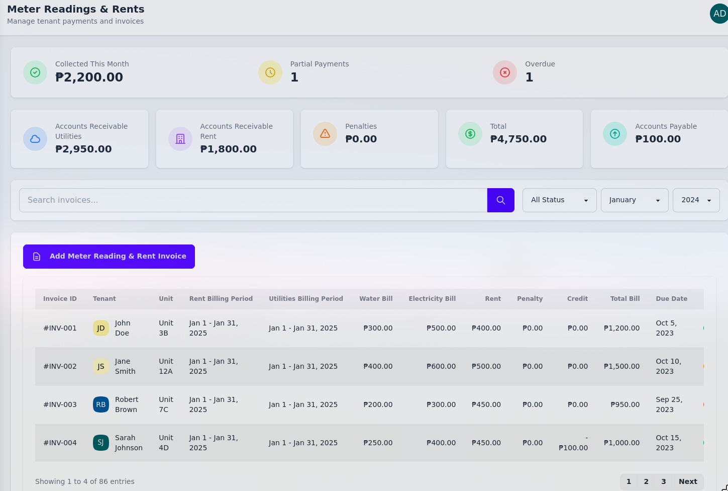 Rental Management System